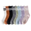 2025 New Professional Women's Non-Slip Yoga Socks – Cotton Mid-Tube with Silicone Grip for Gym, Dance & Pilates
