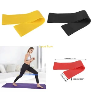 U2JB Legs Butt Latex Resistance Band Workout Fitness Yoga Stretching Home Gym