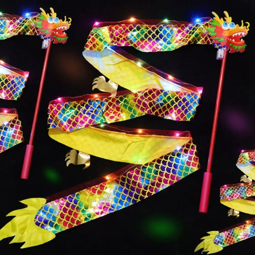 New 1/2meters Dance Stripe Ribbon Colorful Multistyles Gym Dragon Dance Lantern Ribbon Rhythmic Art Gymnastics Ballet - Image 4