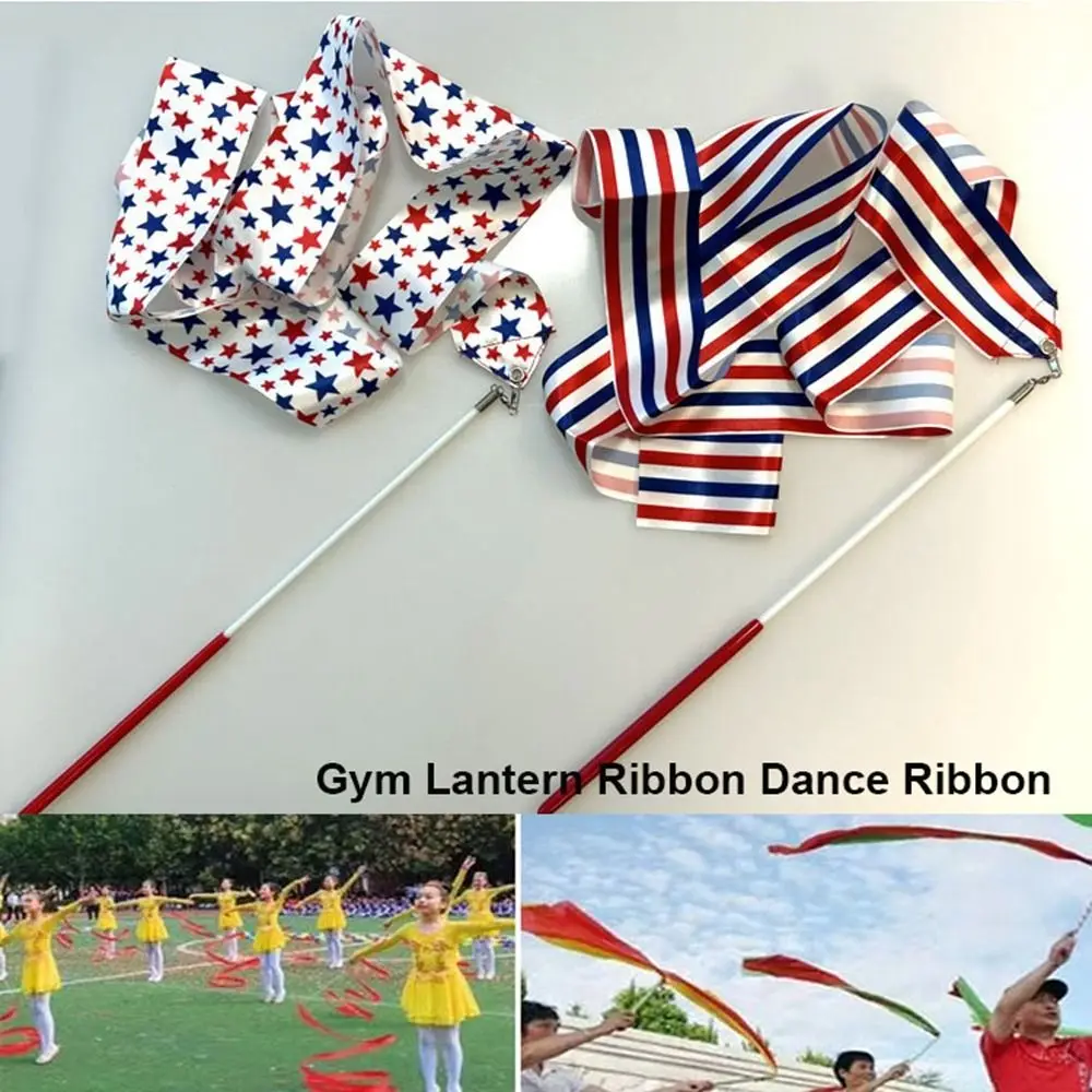 New 1/2meters Dance Stripe Ribbon Colorful Multistyles Gym Dragon Dance Lantern Ribbon Rhythmic Art Gymnastics Ballet - Image 5
