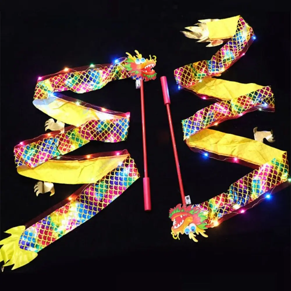 New 1/2meters Dance Stripe Ribbon Colorful Multistyles Gym Dragon Dance Lantern Ribbon Rhythmic Art Gymnastics Ballet - Image 3